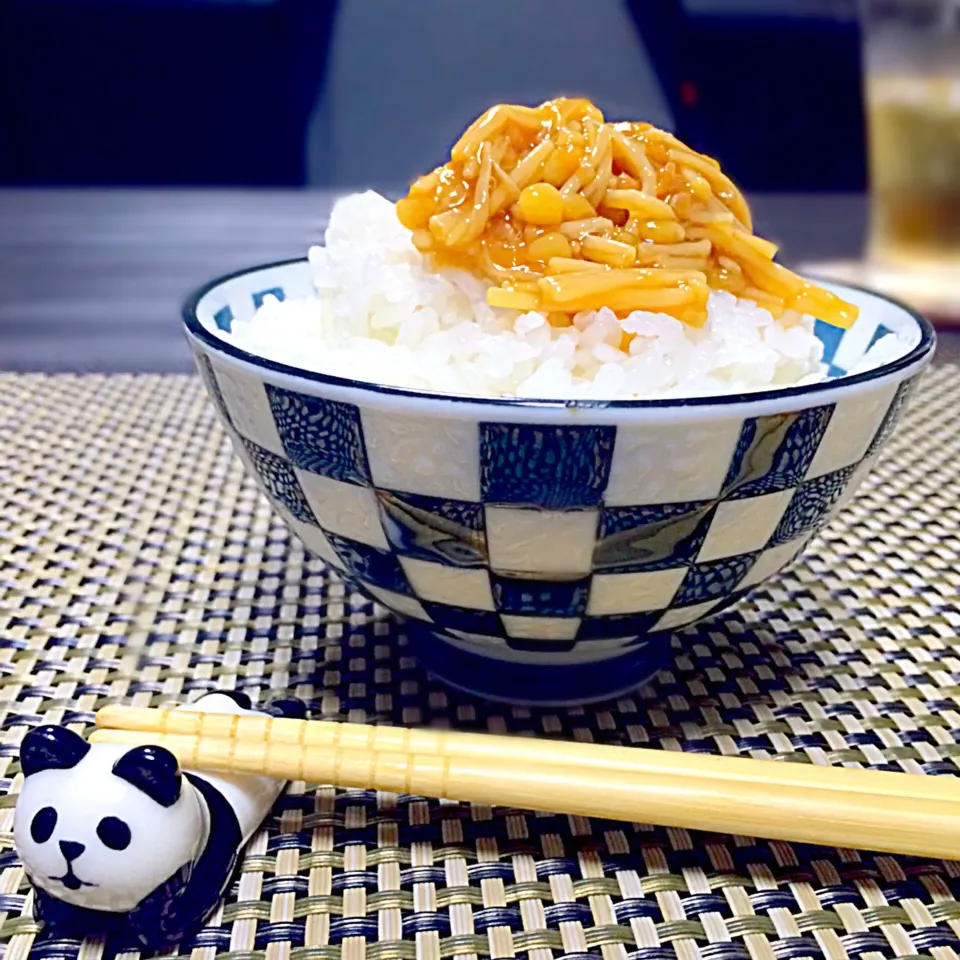 ほかほかご飯と手作り梅なめたけ◡̈♡！|さくらさん