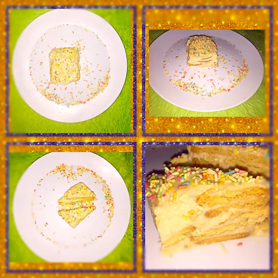 #Homemade# cream..
Biscuits #cake#|Delish&luxuriousさん