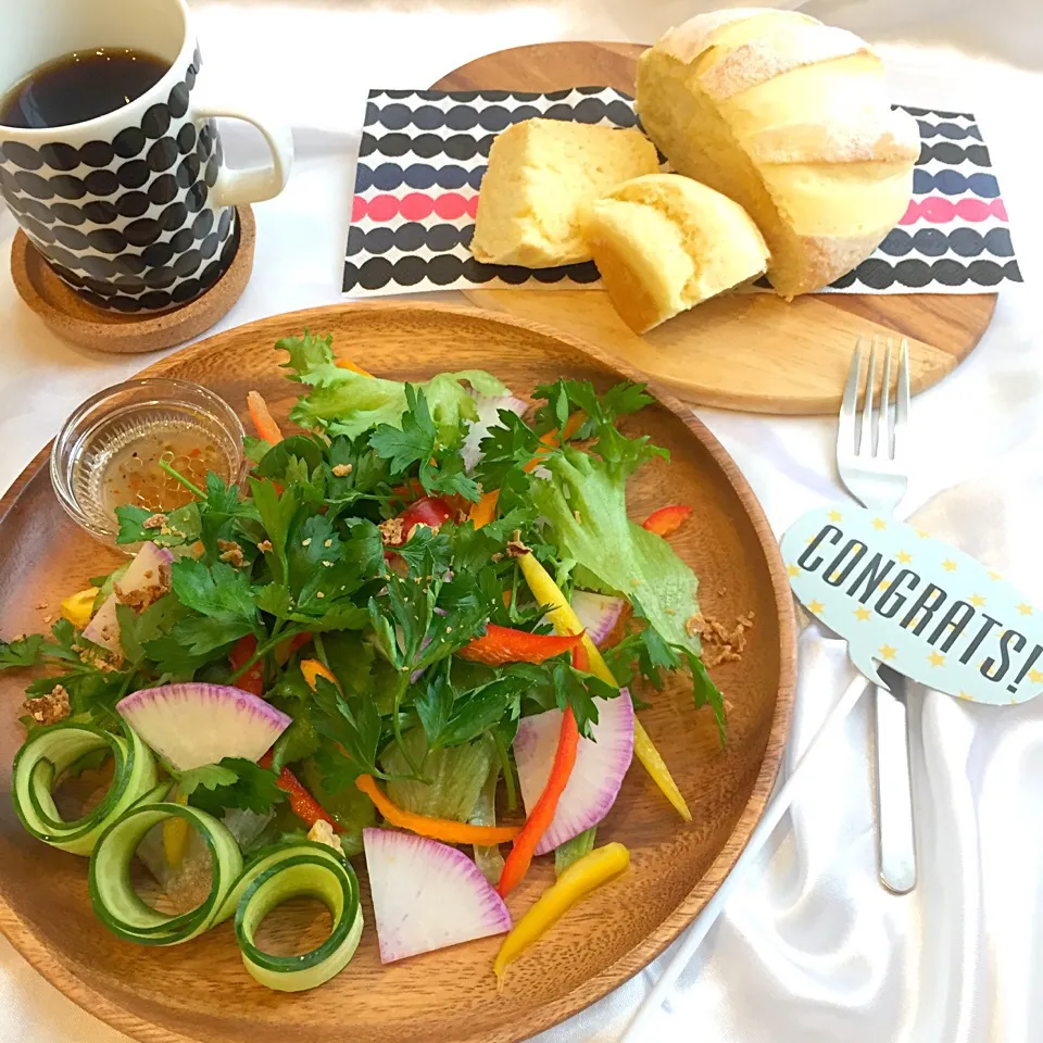 米粉パンともりもりサラダランチ|satominさん