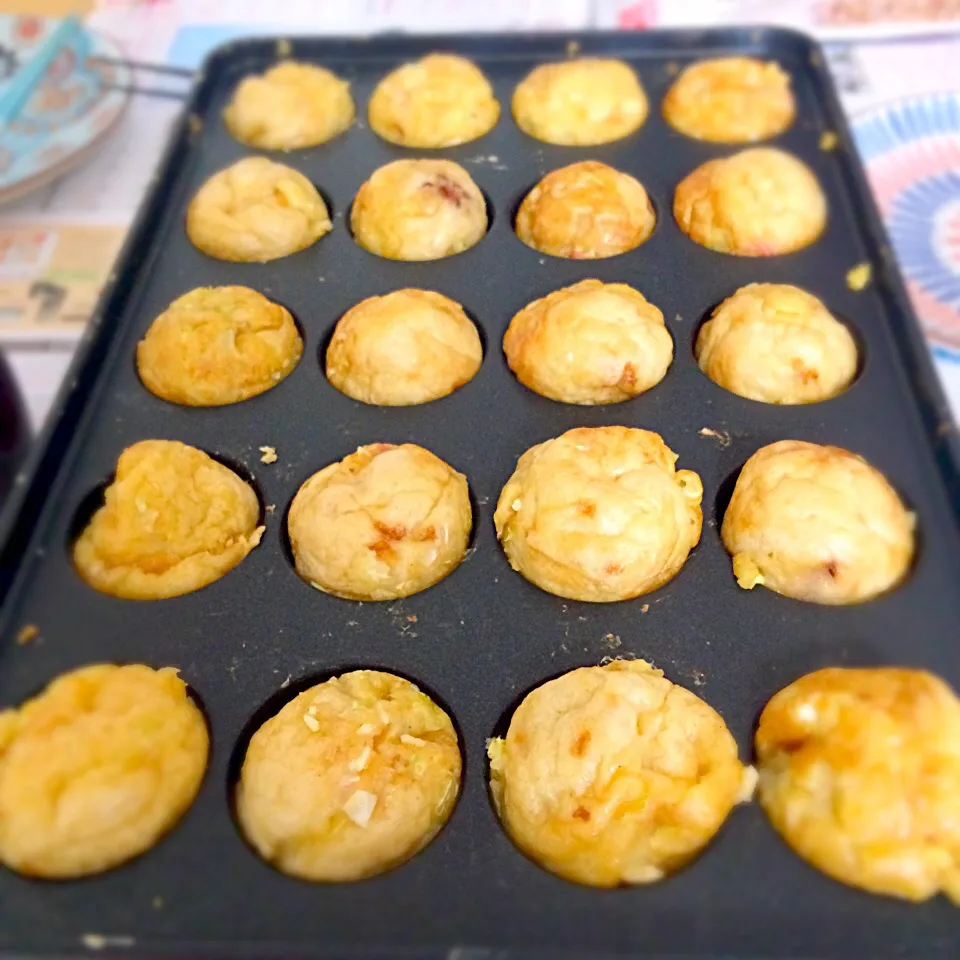 友人宅でたこ焼き|祥子さん