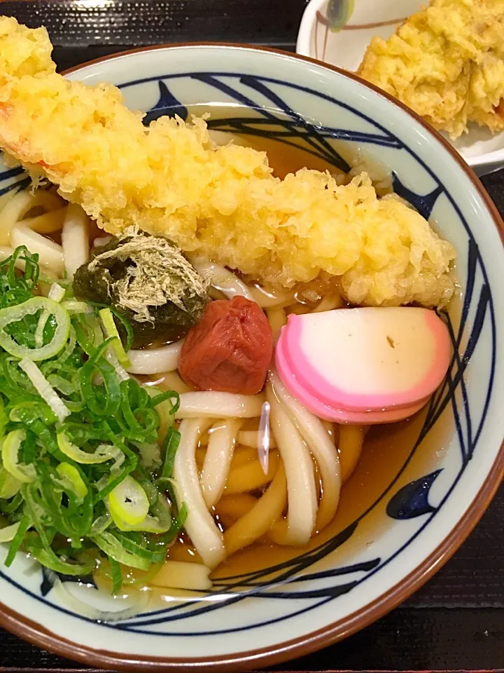 限定 大海老うどん とり天🐔 丸亀製麺|ナナさん