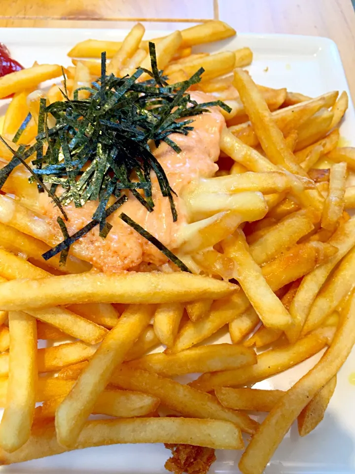 Snapdishの料理写真:Mentai Mayo Fries|prissyさん