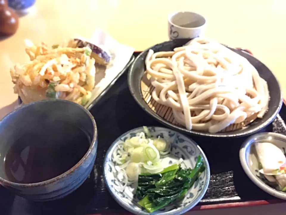 Snapdishの料理写真:天麩羅もりうどん|マニラ男さん