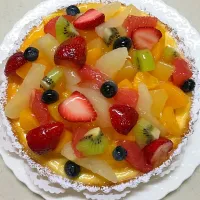 フルーツのカスタードタルト💞