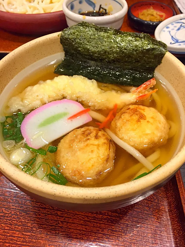 Snapdishの料理写真:お正月限定たこあげうどん🐙|Sakikoさん