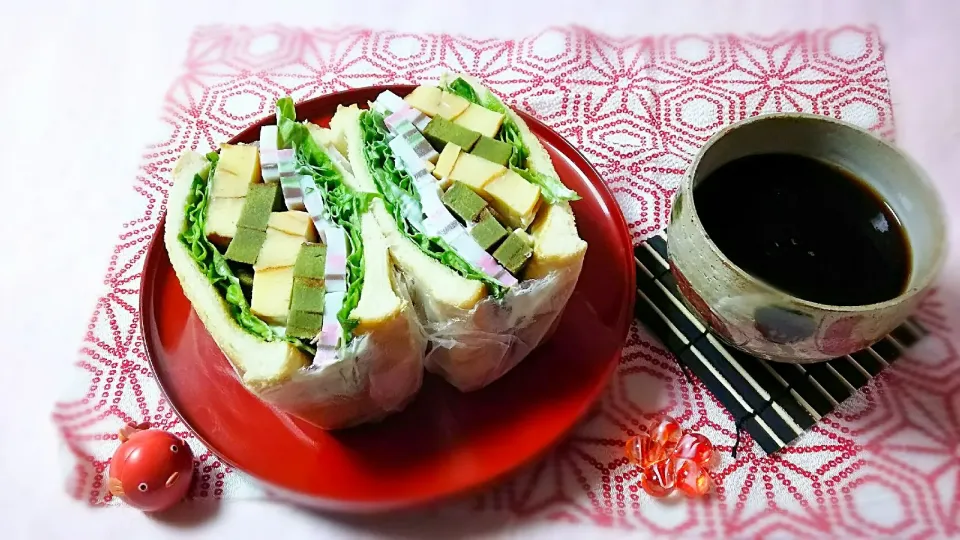 朝ごパン🍞おせちリメイクサンド❤|キム姉さん