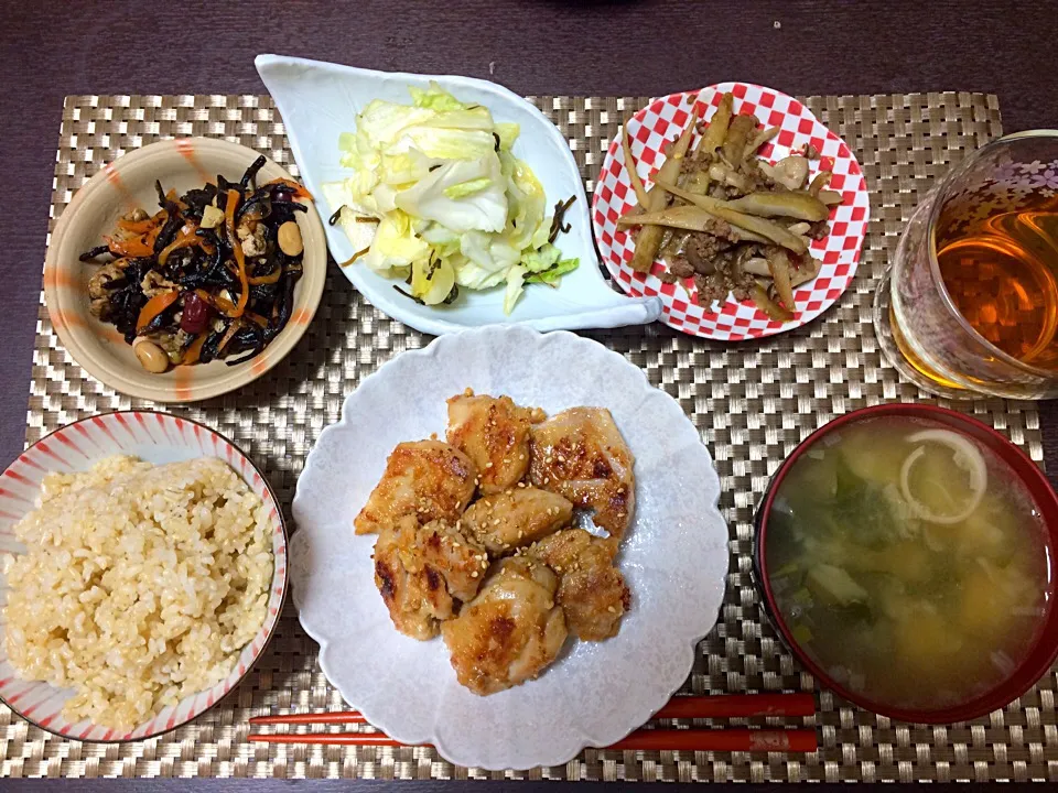 鶏もも味噌焼き〜和食の日〜|ぱららさん