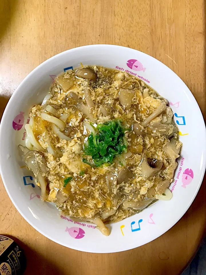 ▶︎３種のきのこのあんかけうどん|mikuさん