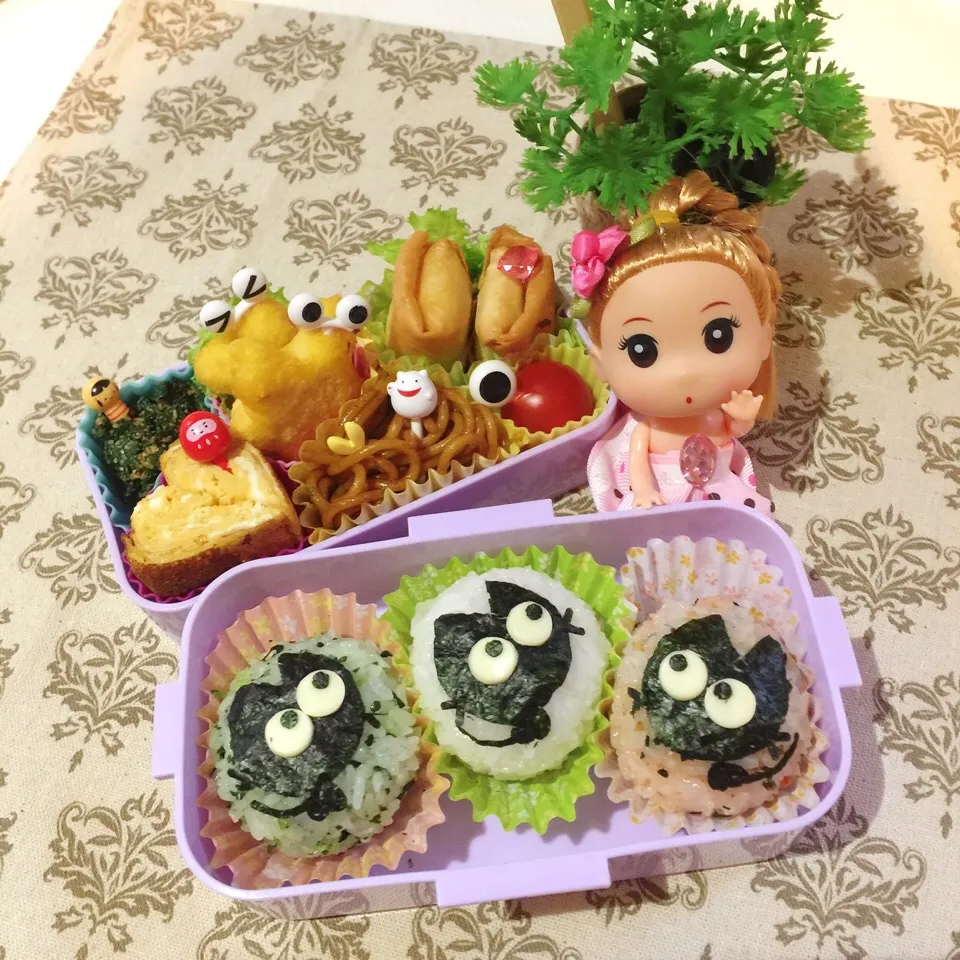 1/9❤︎冬休み最後娘の自宅お弁当❤︎
私が一日仕事なのでお弁当です(*´︶`*)♡|Makinsさん