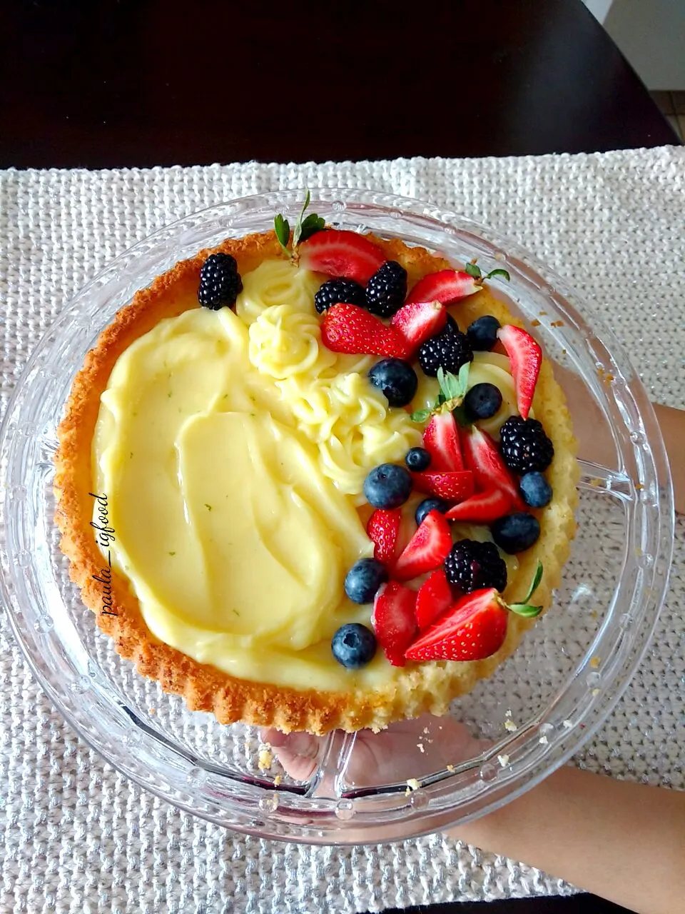 Berry vanilla tart|paulaさん