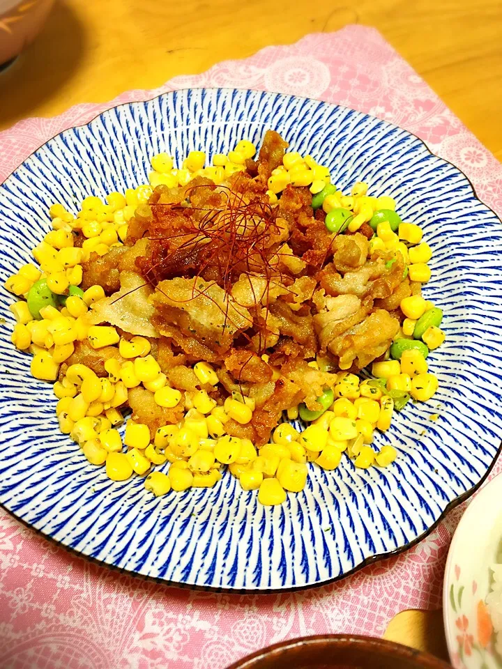 Snapdishの料理写真:豚肉の唐揚げ〜|ゴンさん