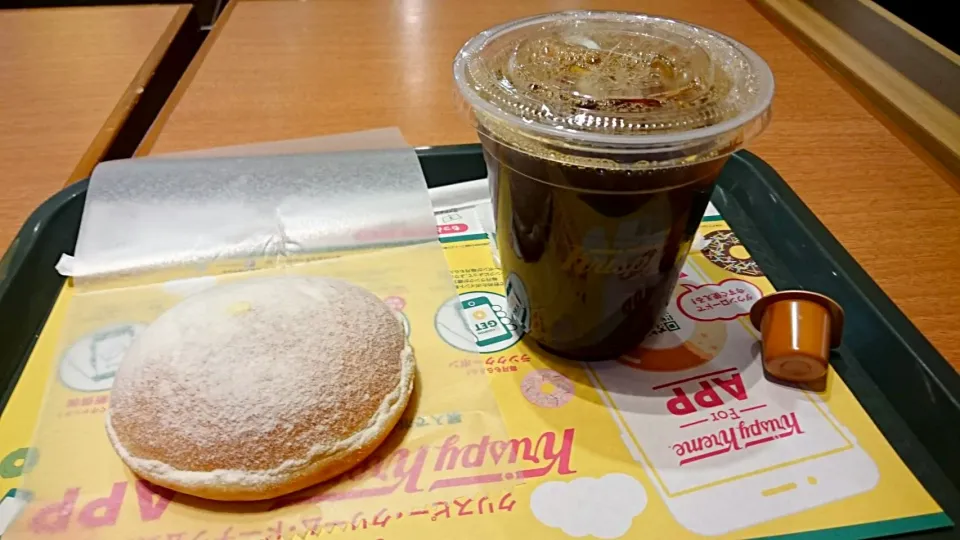 Snapdishの料理写真:レモンチーズドーナツ🍩|わこさん