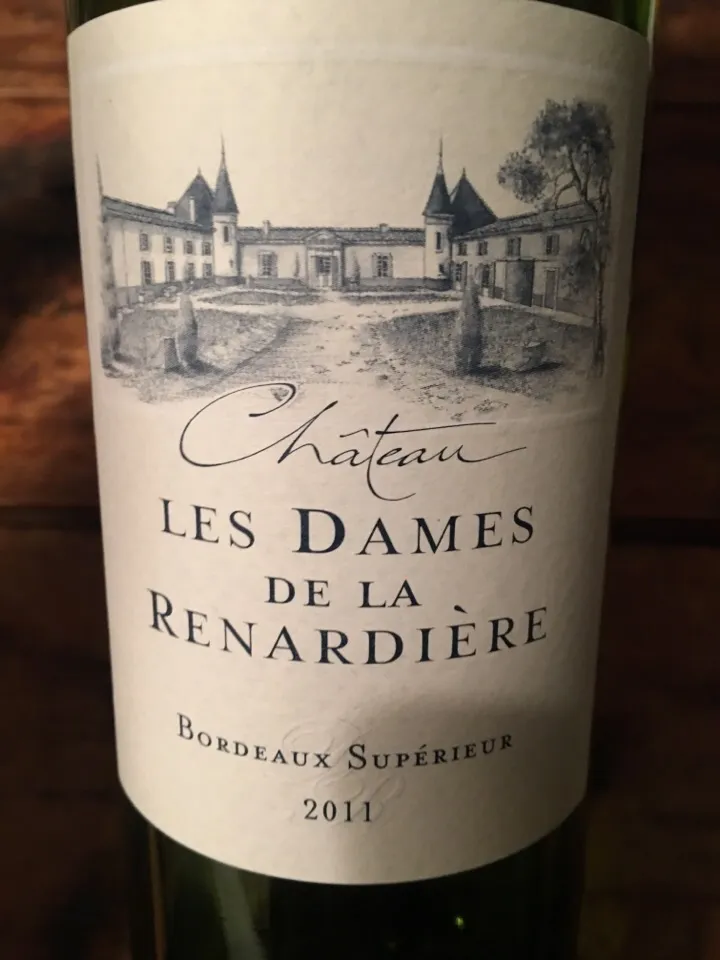 CHATEAU LES DAMES DE LA RENARDIERE 2011|kuuneruさん