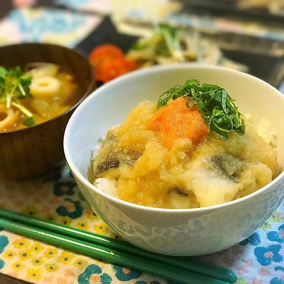 tellckyさんの料理 鱈とたらこの親子丼♡♥♡|恭子さん