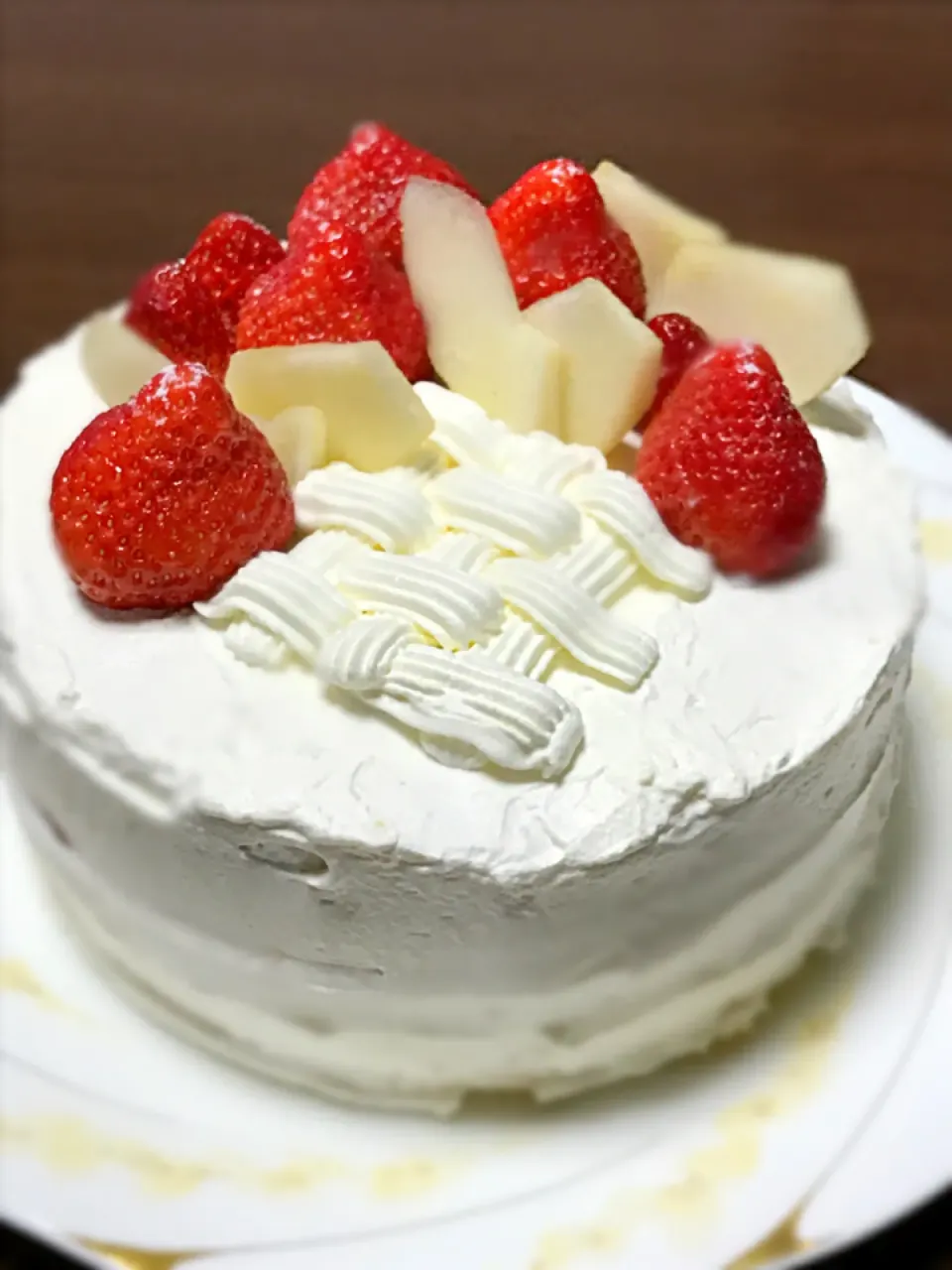 旦那の誕生日
ケーキを焼いたが デコが下手すぎ(ｰ ｰ;)|sakiさん