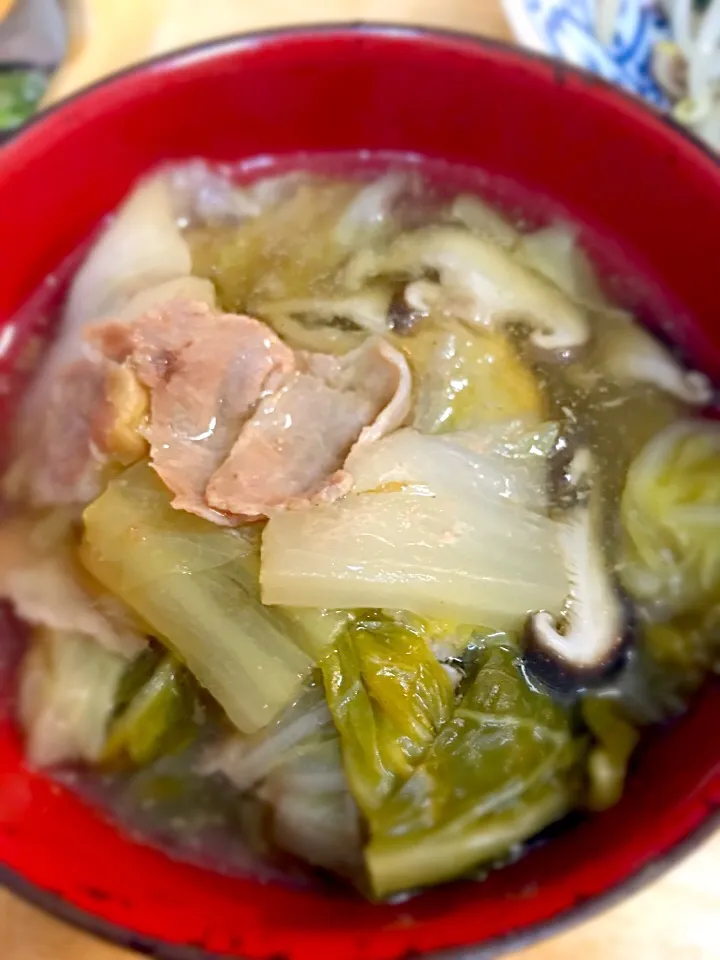 Snapdishの料理写真:白菜と豚肉の重ね煮|Mayuko kitagawaさん