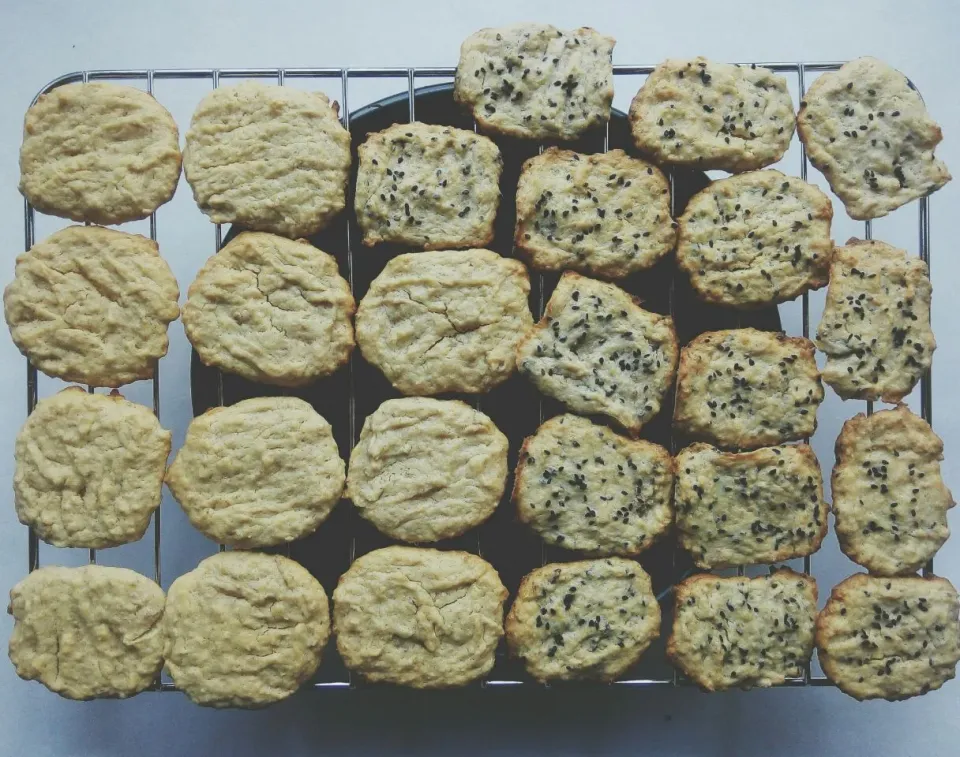 #cookie #cookies #butter and #oat #blacksesame #snack|Tina Agnesh Lusianaさん