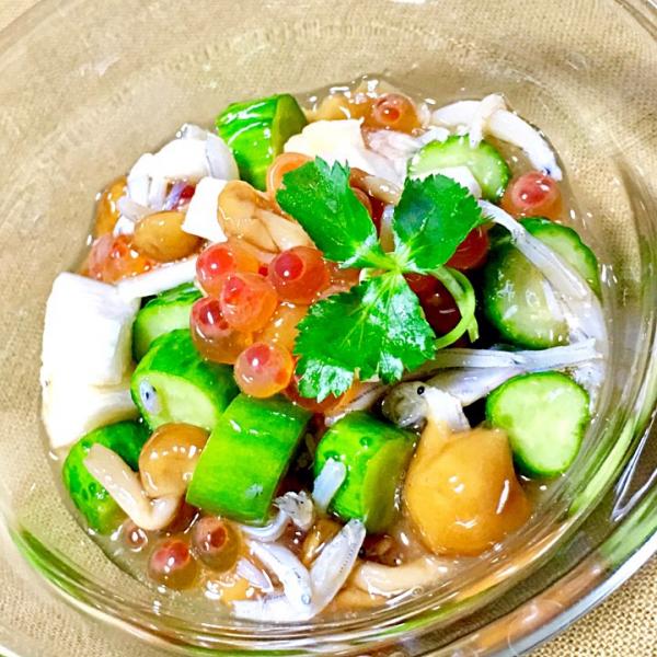 おいしい きゅうりとなめこで作る料理 レシピアイディア集 Snapdish スナップディッシュ
