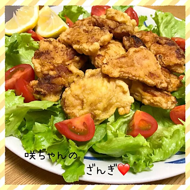 Snapdishの料理写真:咲きちゃんさんの料理 うちの ザンギ🐔 （鶏のから揚げ）|えいぽんさん