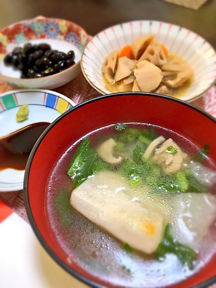 カブ丸々の鶏出汁お雑煮|halさん