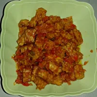 Snapdishの料理写真:sambal tempe☺|momo taniaさん