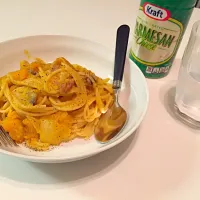 カボチャのクリームソースパスタ|あやさん