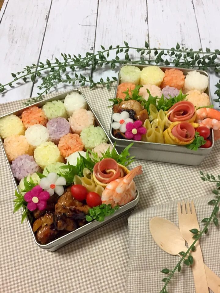 カラフルまん丸ご飯弁当|サリーさん