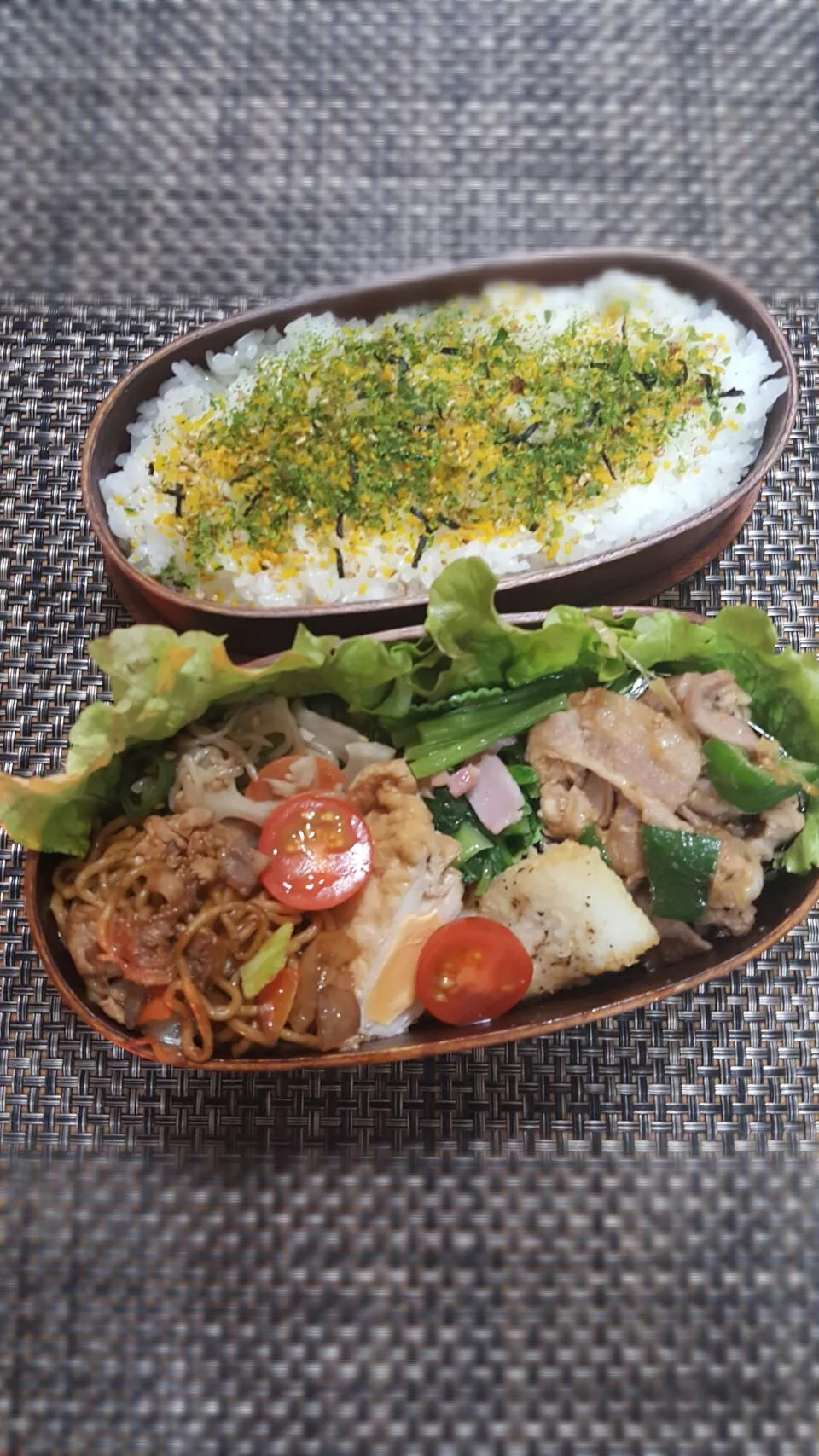 Snapdishの料理写真:今日のお弁当🎵豚肉味噌漬け炒め🐷🐷🐷|クッキングオヤジさん