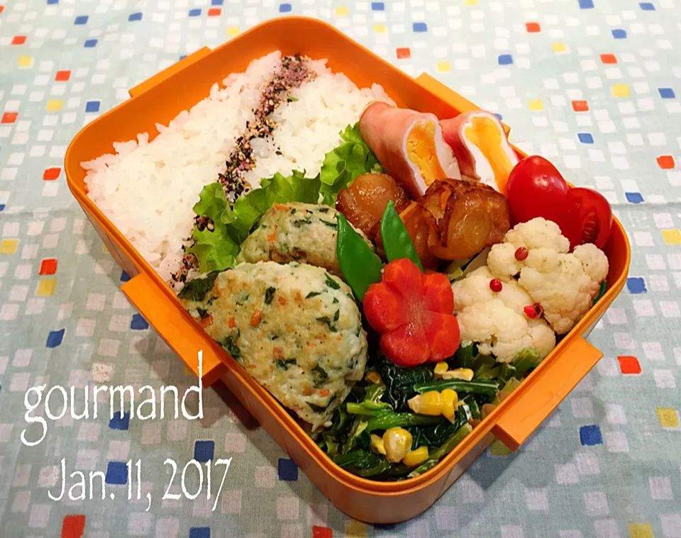 2017.1.11 息子お弁当♪|プーティさん