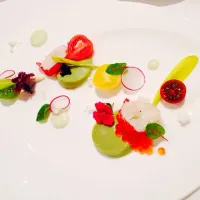 Snapdishの料理写真:Tomatoes#Lobster#Avocado mousse#|Allison Wuさん