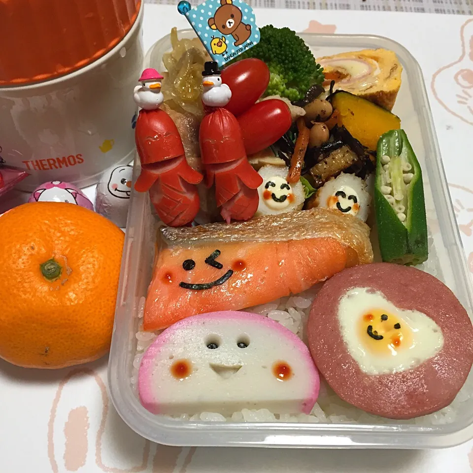 Snapdishの料理写真:2017年1月12日 高校生女子弁当♩|クッキングおやぢさん