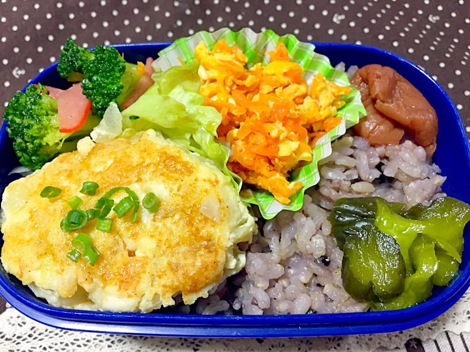 豆腐ハンバーグ弁当(*ˊૢᵕˋૢ*)💕|みっちゃんさん