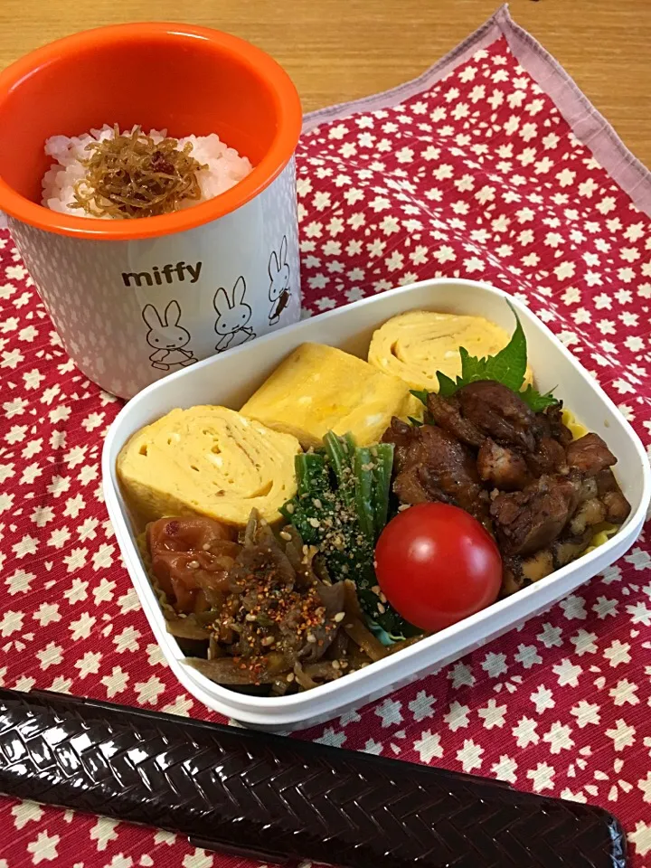 今日の鶏x豚弁当|csigapogiさん