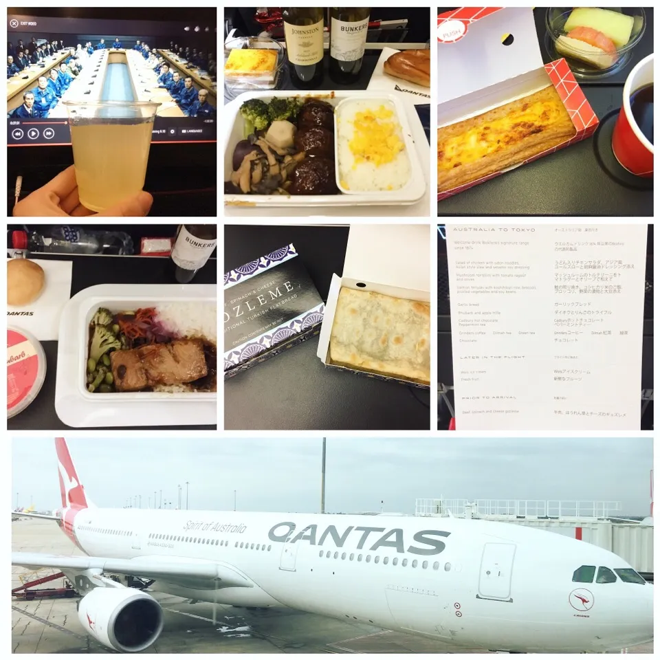 カンタス航空の機内食がネ申✈️🐨🍽🇦🇺|leeさん