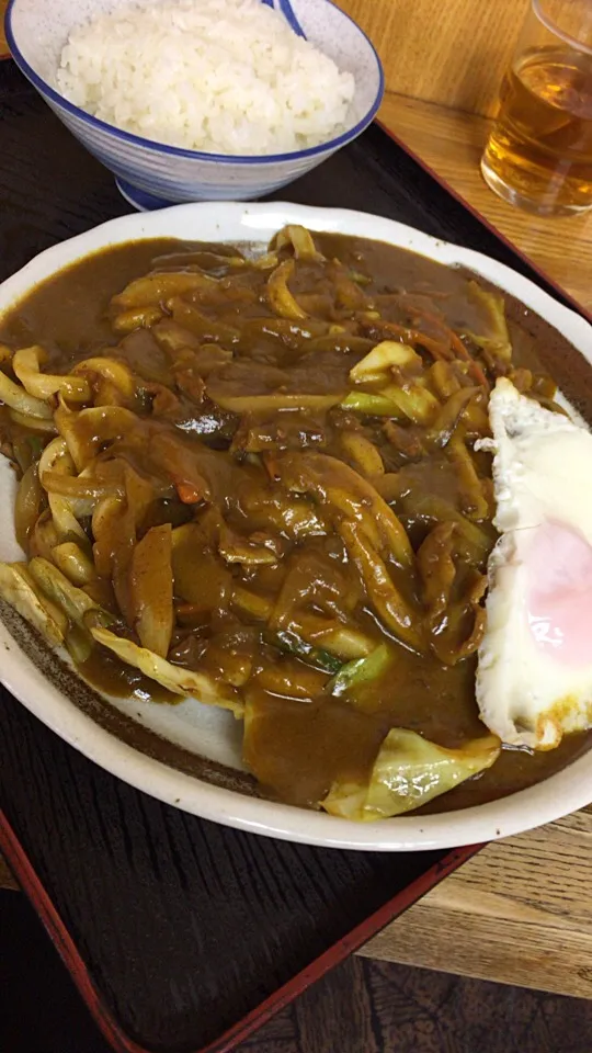 焼きカレーうどん@さつき(新宿)|yoooochanさん