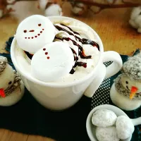 snowman  latte