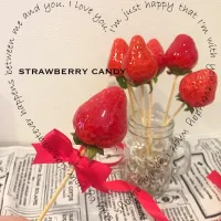 Snapdishの料理写真:いちご飴🍓