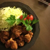 Snapdishの料理写真:咲きちゃんさんの料理 うちの ザンギ🐔 （鶏のから揚げ）