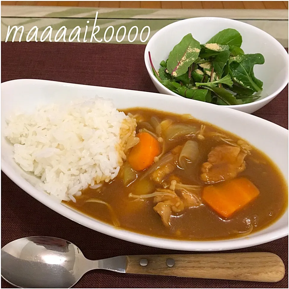 ふつーのチキンカレー🍛|マイコさん