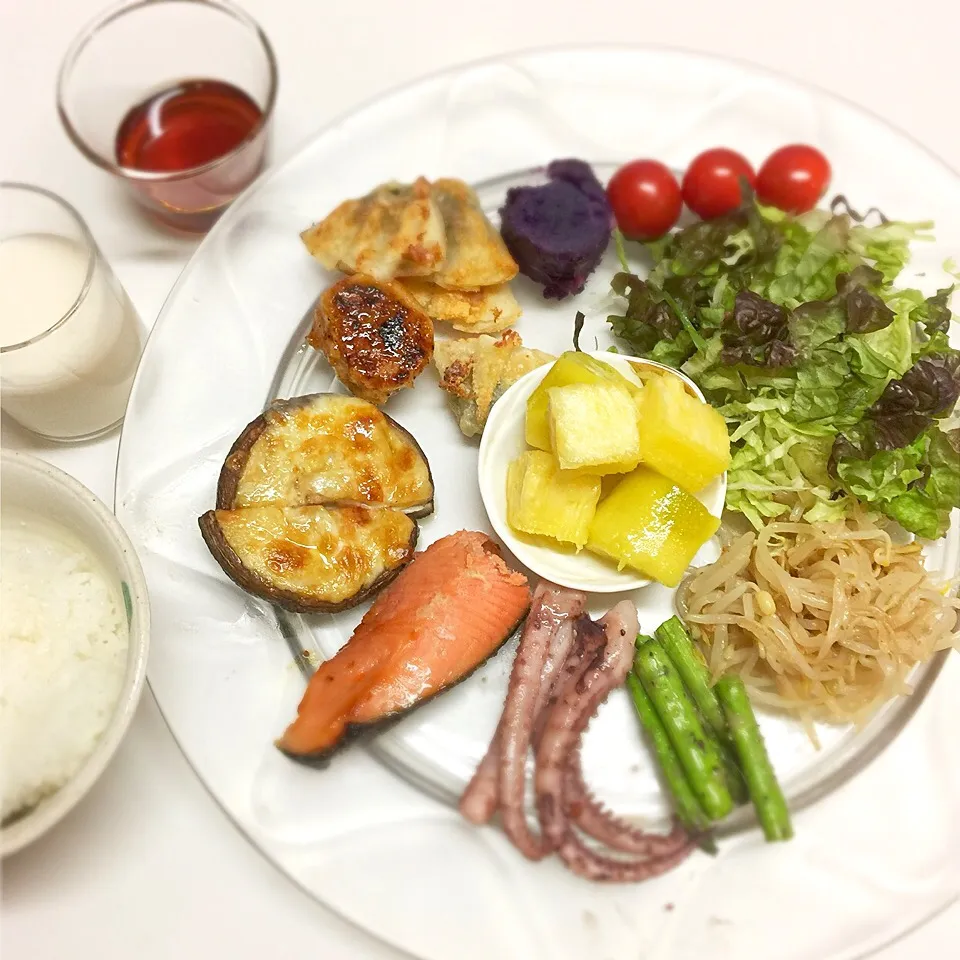 2017年1月13日の「ドクターにしやま由美式時計回り食べダイエットプレート」の朝食を皆様にご紹介しますね‼️|ドクターにしやま由美式時計回りダイエットプレートさん