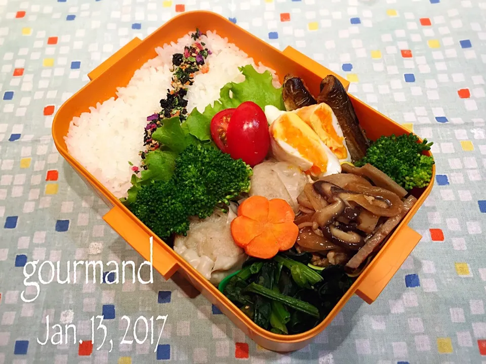 Snapdishの料理写真:2017.1.13 息子お弁当♪|プーティさん