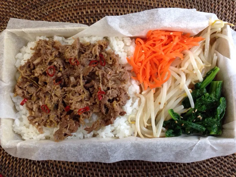 ネギ焼肉丼弁当|*なおみん*さん