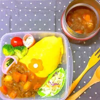 逃げ恥 みくり弁当第二弾 オムハヤシ弁当|ケイさん