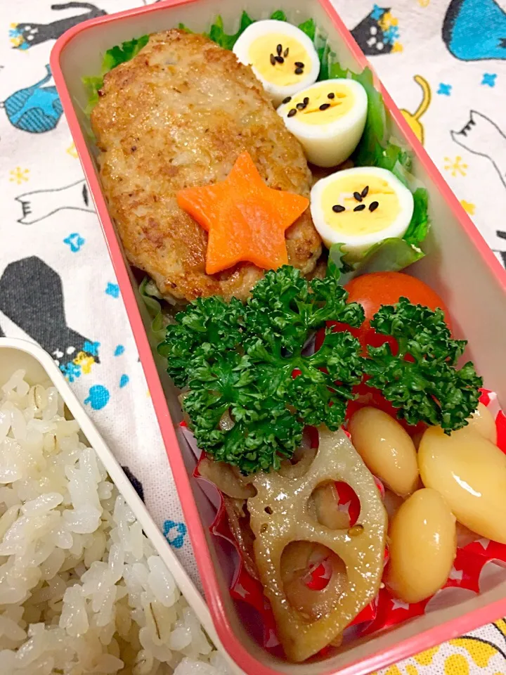 ハンバーグ弁当|かりんかさん