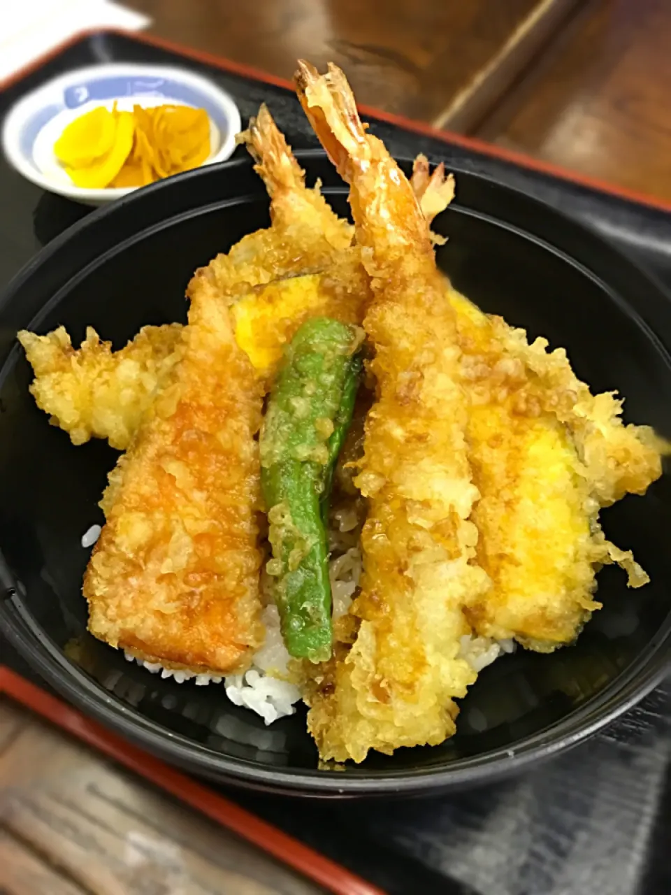 武蔵うどん の 天丼 900円|みちるさん