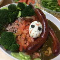 Snapdishの料理写真:13日の金曜日カレー|りんごっちさん