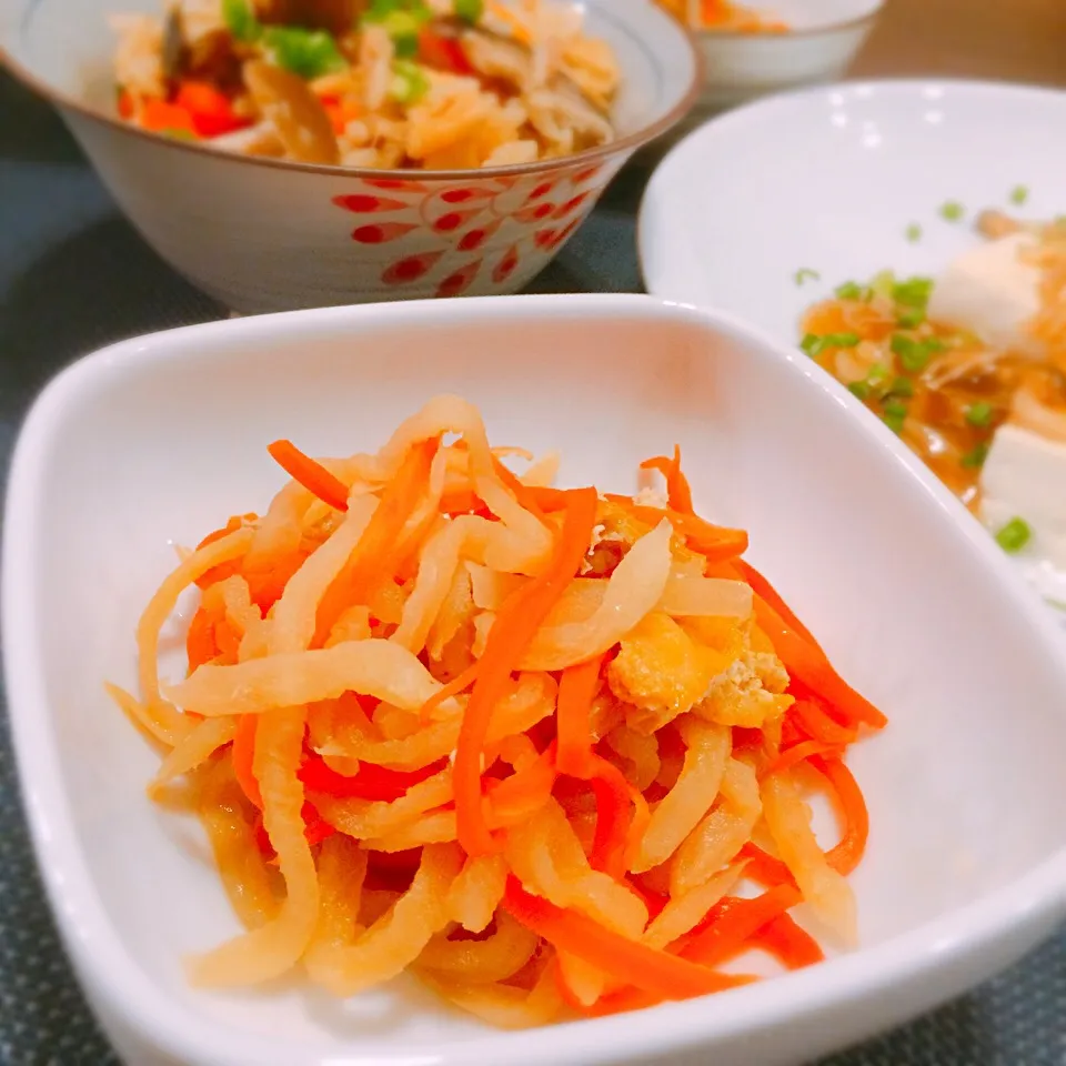 切り干し大根の煮物🍲|🍎ゆかりんご🍎さん