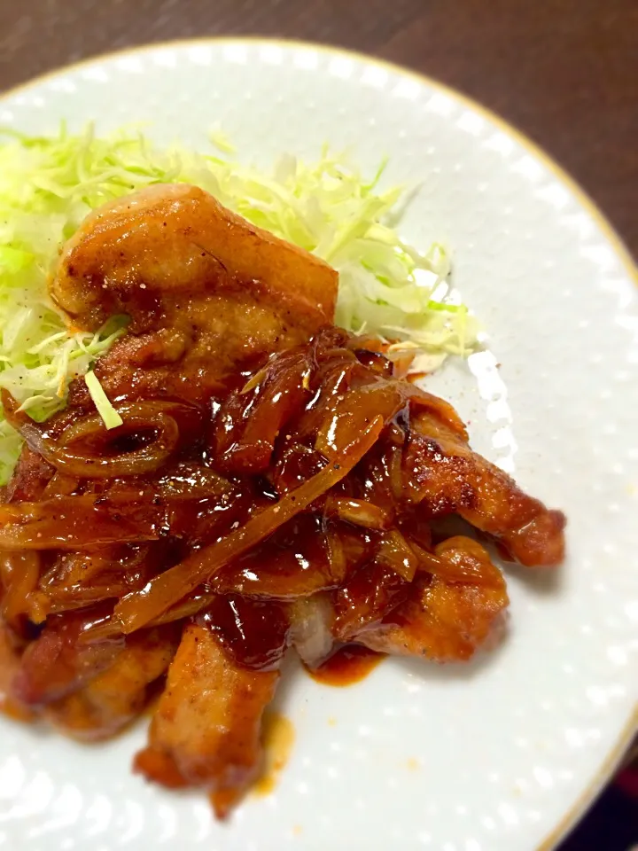 Snapdishの料理写真:るん♪さんの料理 とんてき🐷♪|るん♪さん