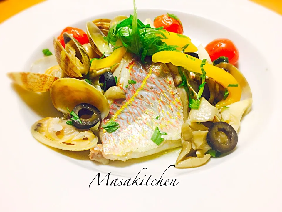 pesce all'acqua pazza|Masakiさん