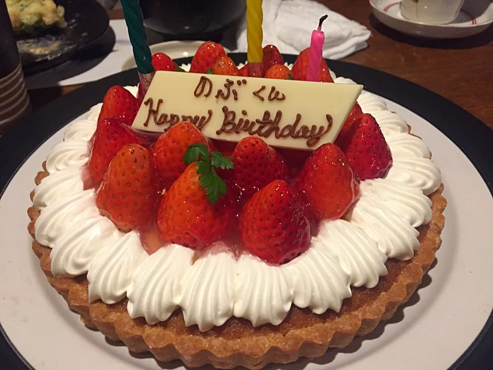 Snapdishの料理写真:年末お誕生日だった旦那さん。お友達にサプライズでお祝いしてもらいました❤️|あやさん